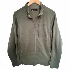 The North Face Men's Full Zip Fleece Jacket Medium Green